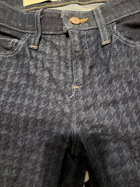 Pilcro hounds-tooth print skinny jeans